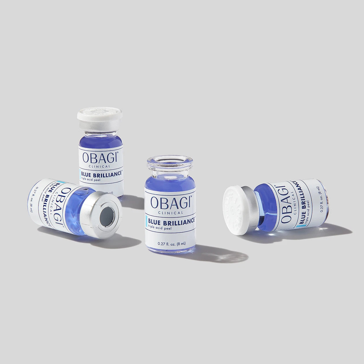 Obagi Clinical Blue Brilliance Triple Acid Peel Stylized Products Shot